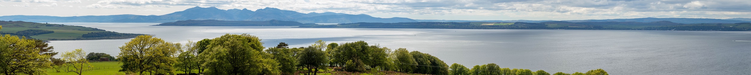 View from routenburn golf gourse