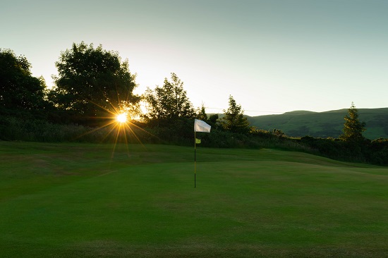 Routenburn golf course sunrise